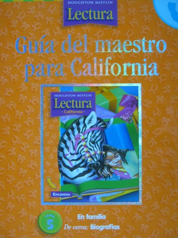 (image for) Lectura 2.5 Guia del maestro para California (CA)(TE)(Spiral)