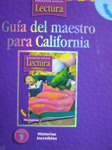 (image for) Lectura 3.3 Guia del maestro para California (CA)(TE)(Spiral)