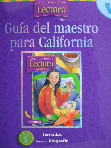 (image for) Lectura 3.5 Guia del maestro para California (CA)(TE)(Spiral)