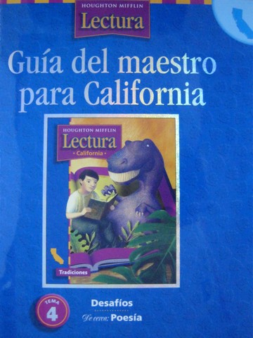 (image for) Lectura 4.4 Guia del maestro para California (CA)(TE)(Spiral)