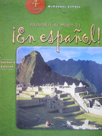 (image for) En espanol! 4cuatro Pasaporte al mundo 21 TE (TE)(H) by Battisti
