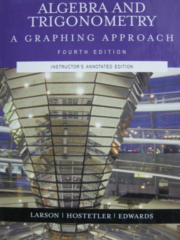 (image for) Algebra & Trigonometry A Graphing Approach 4th Edition IAE (H)