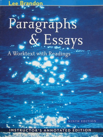 (image for) Paragraphs & Essays A Worktext with Readings 9e IAE (TE)(P)