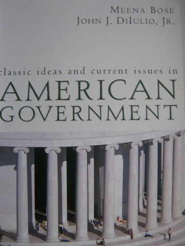 (image for) Classic Ideas & Current Issues in American Government (P)