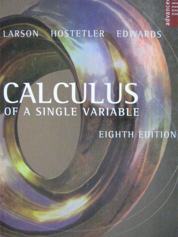 (image for) Calculus of A Single Variable 8th Edition AP Edition (H) by Larson,