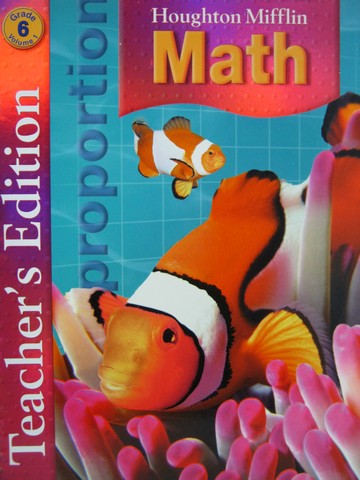 (image for) Math 6 TE Volume 1 (TE)(Spiral) by Greenes, Larson, Leiva,
