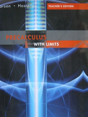 (image for) Precalculus with Limits TE (TE)(H) by Larson, Hostetler, & Falvo