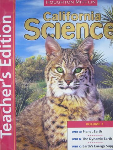 (image for) California Science 6 TE Volume 1 (CA)(TE)(Spiral) by Badders,