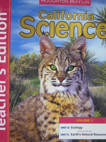 (image for) California Science 6 TE Volume 2 (CA)(TE)(Spiral) by Badders,