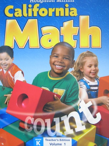 (image for) California Math K TE Volume 1 (CA)(TE)(Spiral) by Hill, Larson,