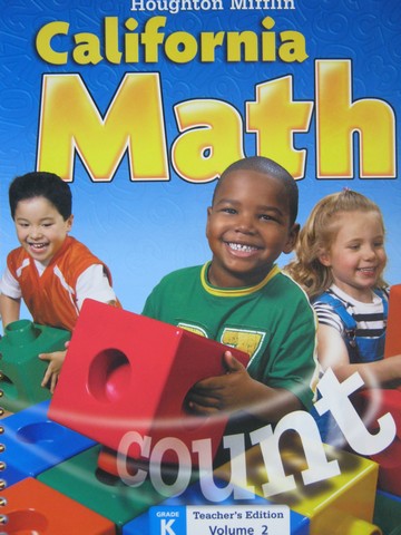 (image for) California Math K TE Volume 2 (CA)(TE)(Spiral) by Hill, Larson,