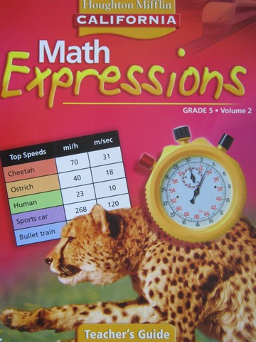 (image for) California Math Expressions 5 TG Volume 2 (CA)(TE)(Spiral)