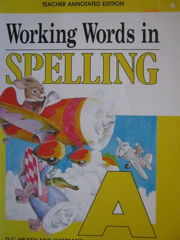 (image for) Working Words in Spelling A TAE (TE)(Spiral) by Woodruff,