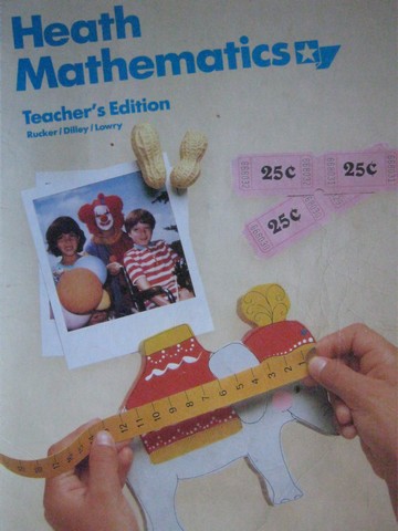 (image for) Heath Mathematics 1 TE (TE)(Spiral) by Rucker, Dilley, & Lowry