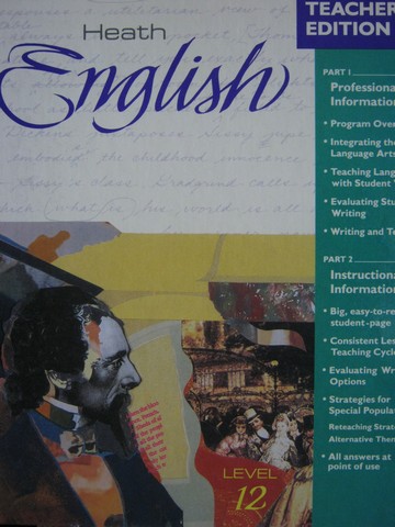 (image for) Heath English 12 TE (TE)(H) by J. A. Senn & Carol Ann Skinner