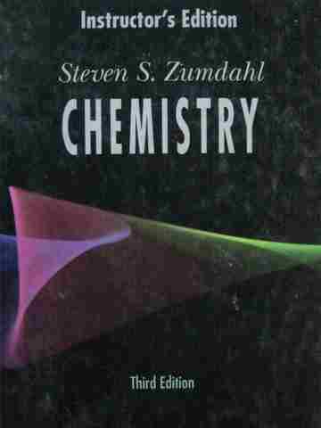 (image for) Chemistry 3rd Edition IE (TE)(H) by Steven S Zumdahl
