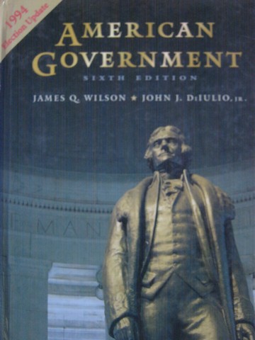 (image for) American Government Institutions & Policies 6th Edition (H)