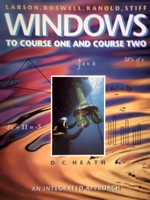 (image for) Windows to Course 1 & 2 An Integrated Approach (H) by Larson,