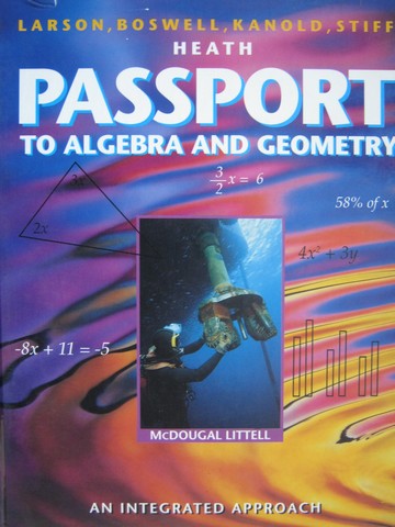(image for) Heath Passport to Algebra & Geometry (H) by Larson, Boswell,