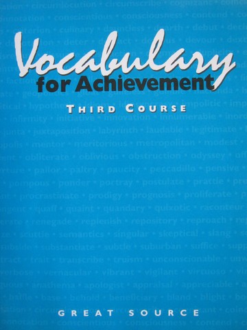 (image for) Vocabulary for Achievement 3rd Course 9 (P) by Richek, McRae,