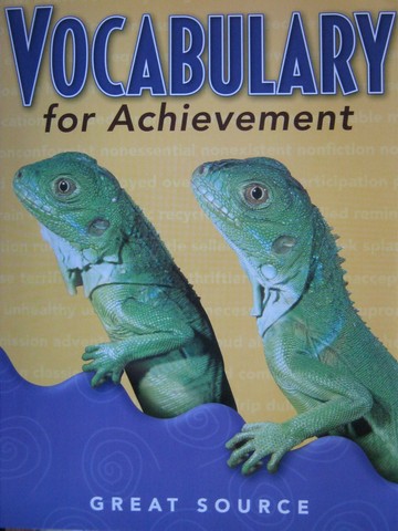 (image for) Vocabulary for Achievement 3 (P) by Margaret Ann Richek