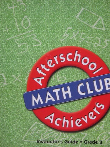 (image for) Afterschool Achievers Math Club 3 IG (TE)(P) by Kanter,