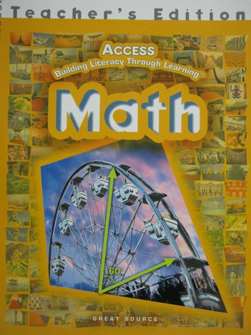 (image for) Access Math TE (TE)(Spiral) by Duran, Gusman, & Shefelbine
