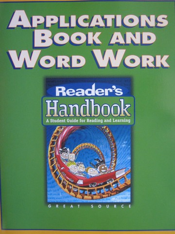 (image for) Reader's Handbook 3 Applications Book & Word Work (P) by Robb, Nauman, & Ogle