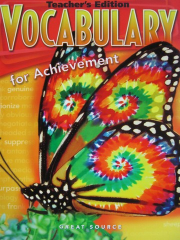 (image for) Vocabulary for Achievement Introductory Course TE (TE)(P)
