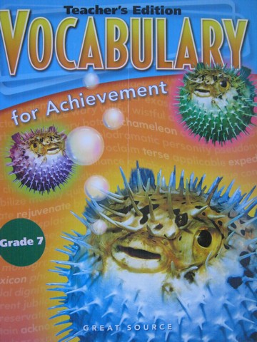 (image for) Vocabulary for Achievement 1st Course TE (TE)(P)