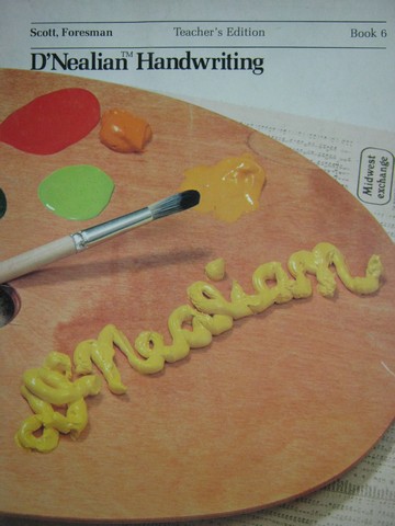 (image for) D'Nealian Handwriting 6 TE (TE)(P) by Donald N Thurber