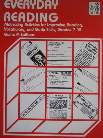(image for) Everyday Reading Grades 7-12 (P) by Elaine P LeBlanc