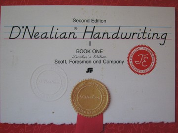 (image for) D'Nealian Handwriting 1 2e TE (TE)(Spiral) by Thurber