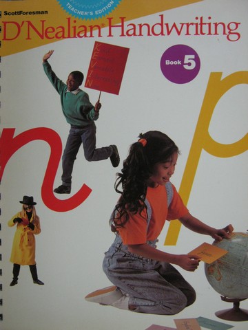 (image for) D'Nealian Handwriting 5 3rd Edition TE (TE)(Spiral) by Thurber