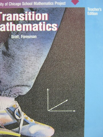 (image for) UCSMP Transition Mathematics TE (TE)(H) by Usiskin, Flanders,