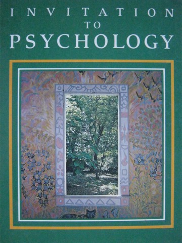 (image for) Invitation to Psychology (H) by Rachel G Ragland & Burt Saxon
