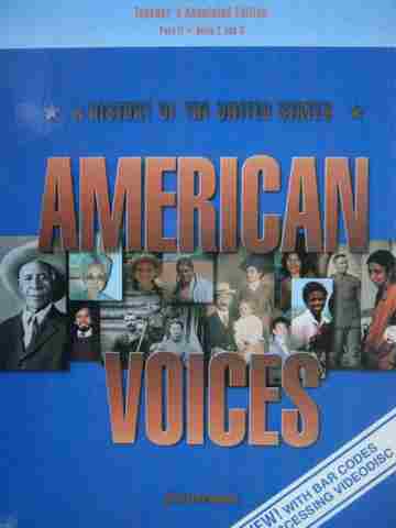 (image for) American Voices A History of the United States TAE Part 2 (H)