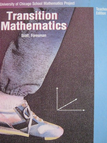 (image for) UCSMP Transition Mathematics TE (TE)(H) by Usiskin, Flanders,