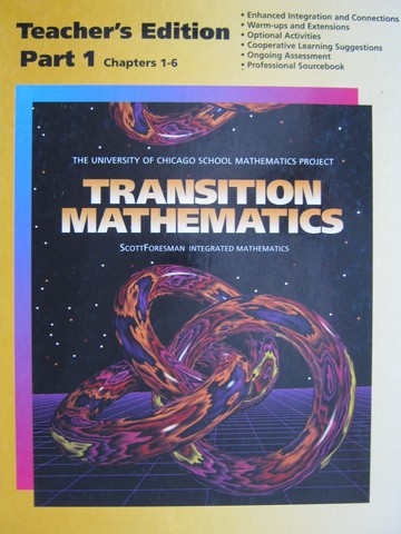 (image for) UCSMP Transition Mathematics 2nd Edition TE Part 1 (TE)(H)