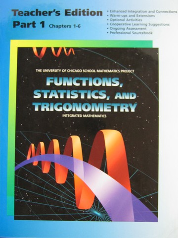 (image for) UCSMP Functions, Statistics, & Trigonometry 2nd Edition TE 1 (H)