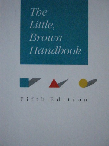 (image for) Little Brown Handbook 5th Edition (H) by Fowler & Aaron