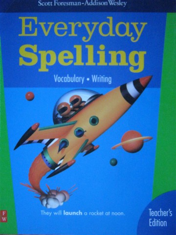 (image for) Everyday Spelling 5 TE (TE)(Spiral) by Beers, Cramer, & Hammond - Click Image to Close