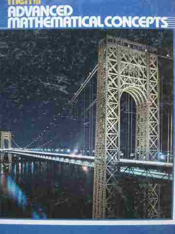 (image for) Merrill Advanced Mathematical Concepts (H) by Yunker, Vannatta,