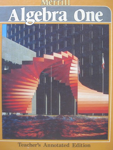 (image for) Merrill Algebra 1 TAE (TE)(H) by Foster, Rath, & Winters