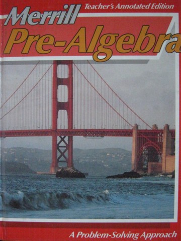 (image for) Merrill Pre-Algebra TAE (TE)(H) by Price, Rath, & Leschensky