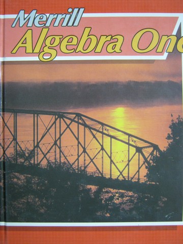 (image for) Merrill Algebra 1 (H) by Foster, Rath, & Winters