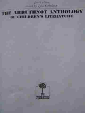 (image for) Arbuthnot Anthology of Children's Literature 4th Edition (H)