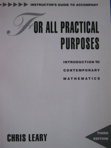 (image for) For All Practical Purposes 3rd Edition IG (TE)(P) by Chris Leary