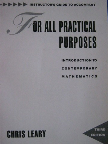 (image for) For All Practical Purposes 3rd Edition IG (TE)(P) by Chris Leary