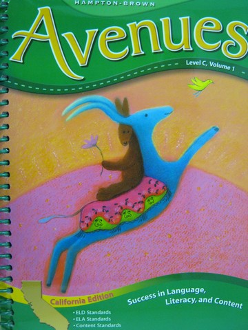 (image for) Avenues Level C TE Volume 1 (CA)(TE)(Spiral) by Schifini,